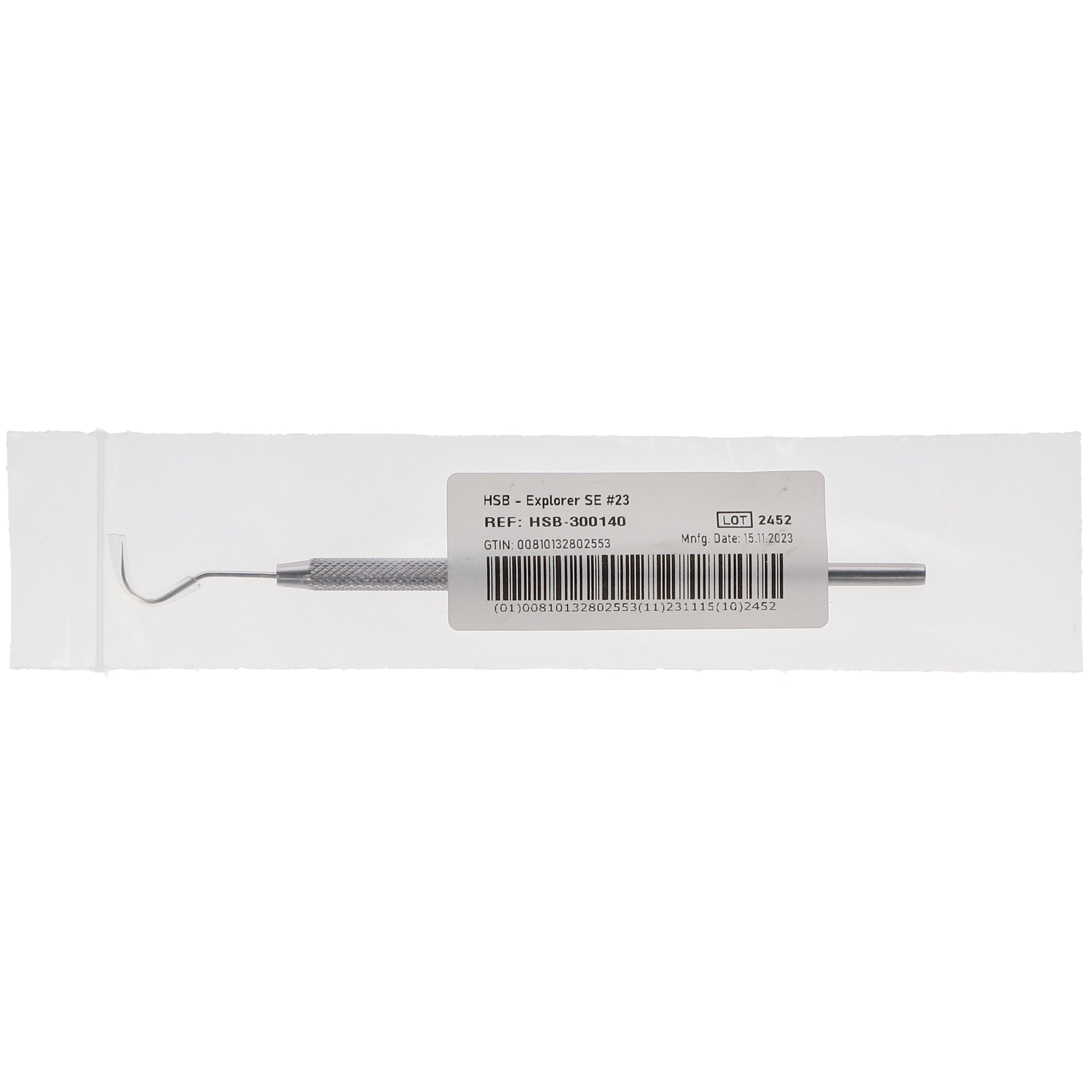 House Brand Dentistry 300140 HSB Single End #23 Dental Explorer House Brand Dentistry 300140 HSB Single End #23 Dental Explorer